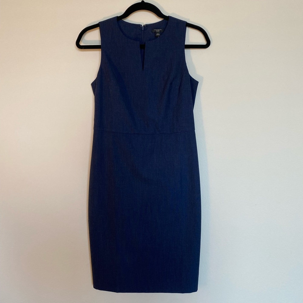 Ann Taylor Navy Blue Dress